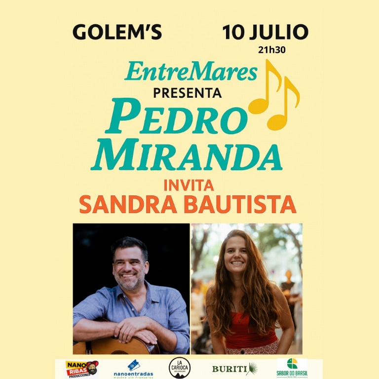 Pedro Miranda invita Sandra Bautista.